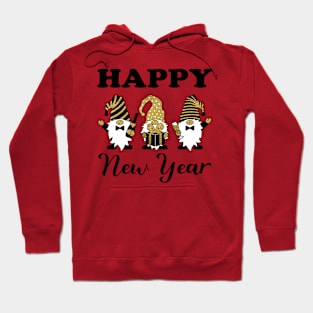 Happy New Year Gnome Gnomies Lovers New Years Eve NYE Party Hoodie